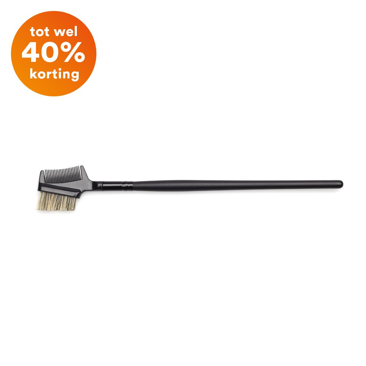 Brosse peigne à sourcils et ongles visage noire sans blister