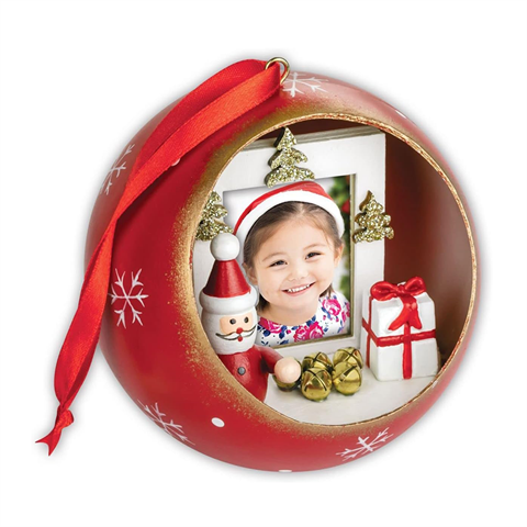 Zep Photo Boule de Noël Jarvis LS445 3,5x4,5 - 10 cm