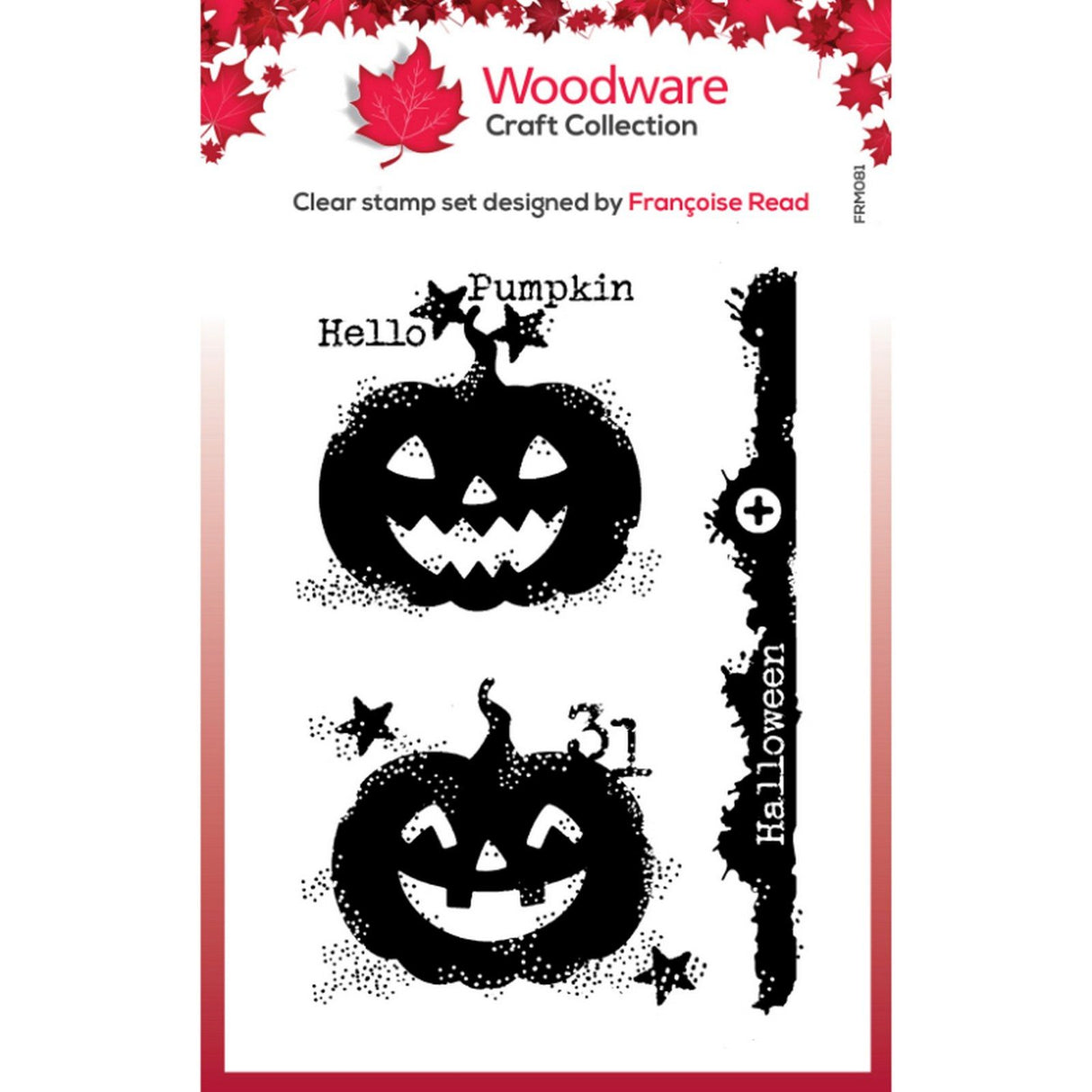 Woodware • clear singles stamps carved pumpkins
