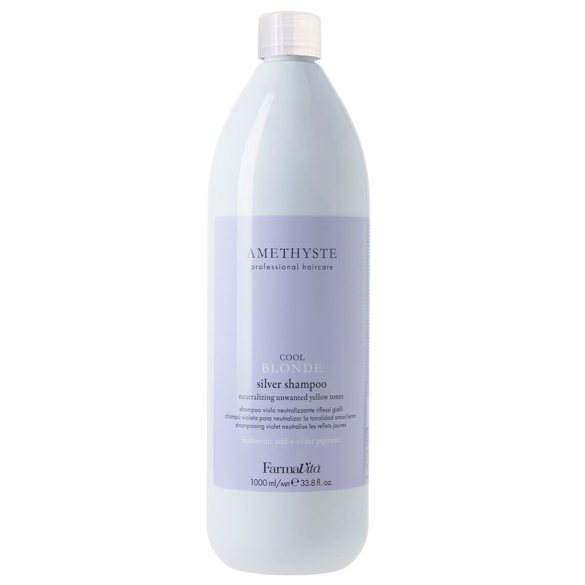Farmavita améthyste shampooing argenté blond froid 1000ml