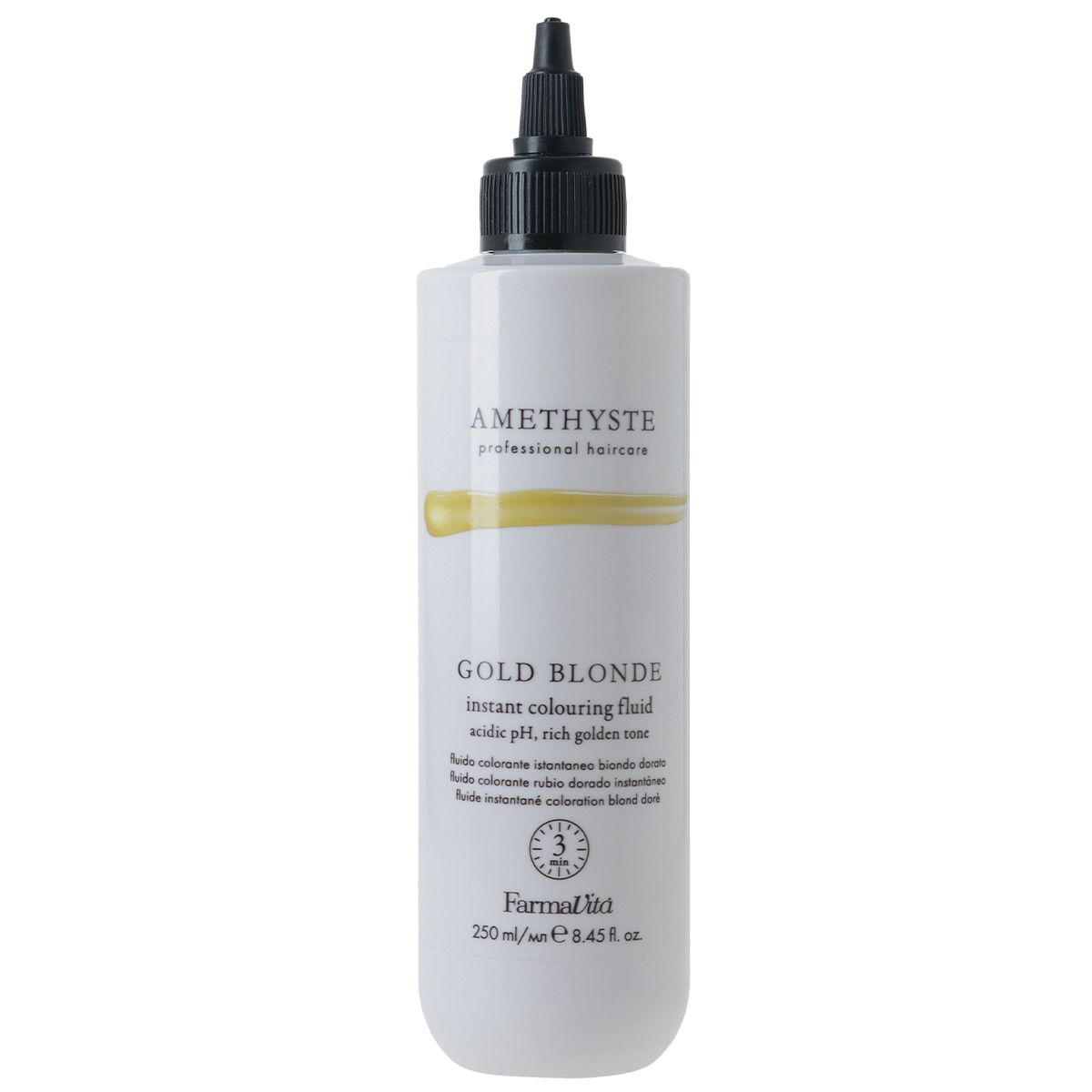 Farmavita améthyste coloration fluide instantanée blond doré 250ml