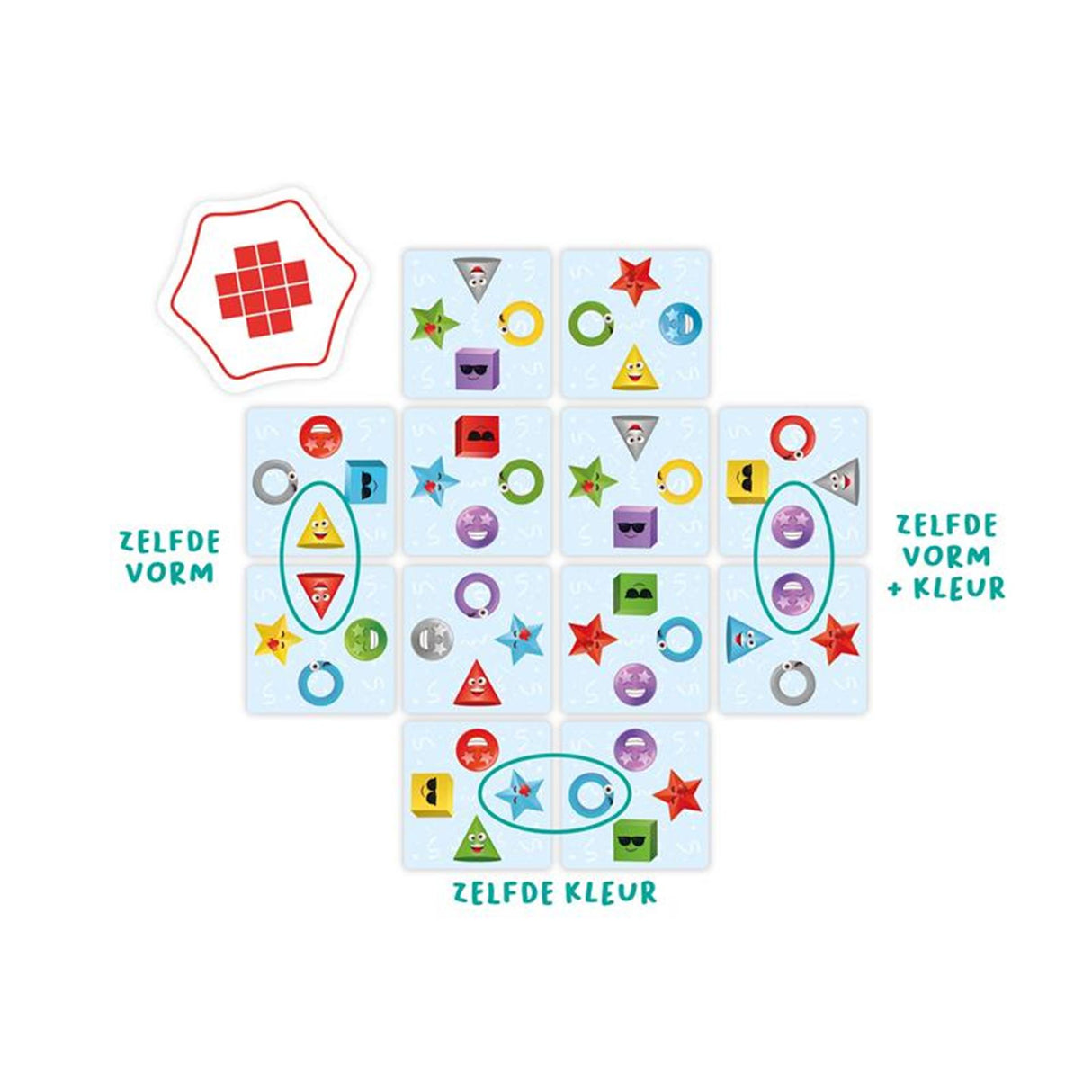 Fête des motifs Flexiq ! jeu de cartes