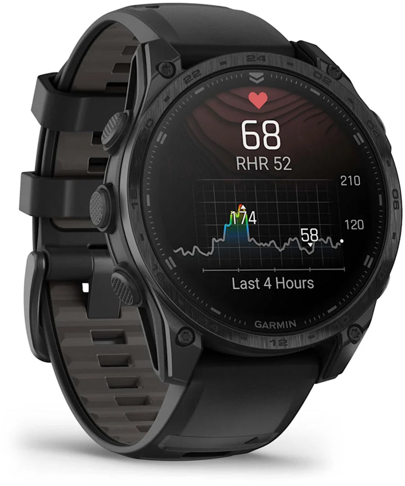 Montre connectée Garmin tactix® 8 - 47 mm amoled saphir noir titane dlc