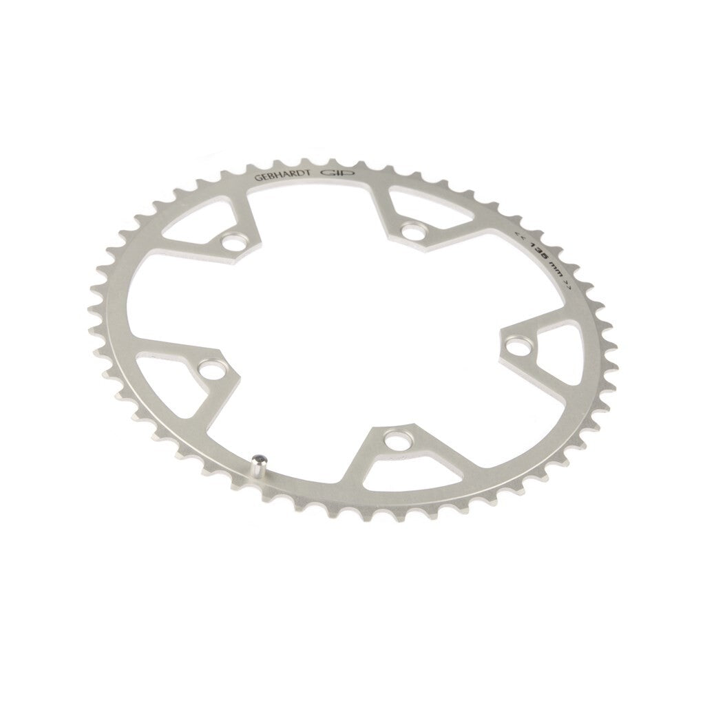 Gebhardt plateau 52 dents ø135mm 5 bras, argent