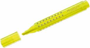 Marqueur de texte Van der Doelen jaune de Faber Castel avec prise en main facile