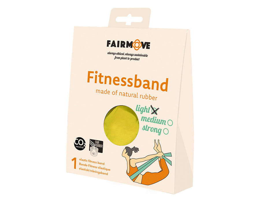 Bande de fitness Fairzone - clair - jaune