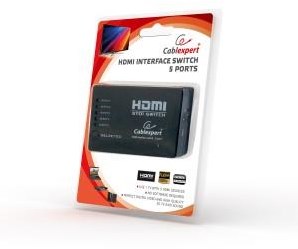 Gembird Switch HDMI 5 entrées -> 1 sortie avec ab - 7541963