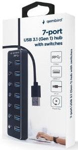Concentrateur USB 3.1 Gembird 7 ports - 9510509