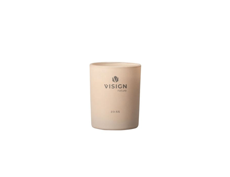 Visign Nature parfumé en verre à bougies - il est de cinq à douze