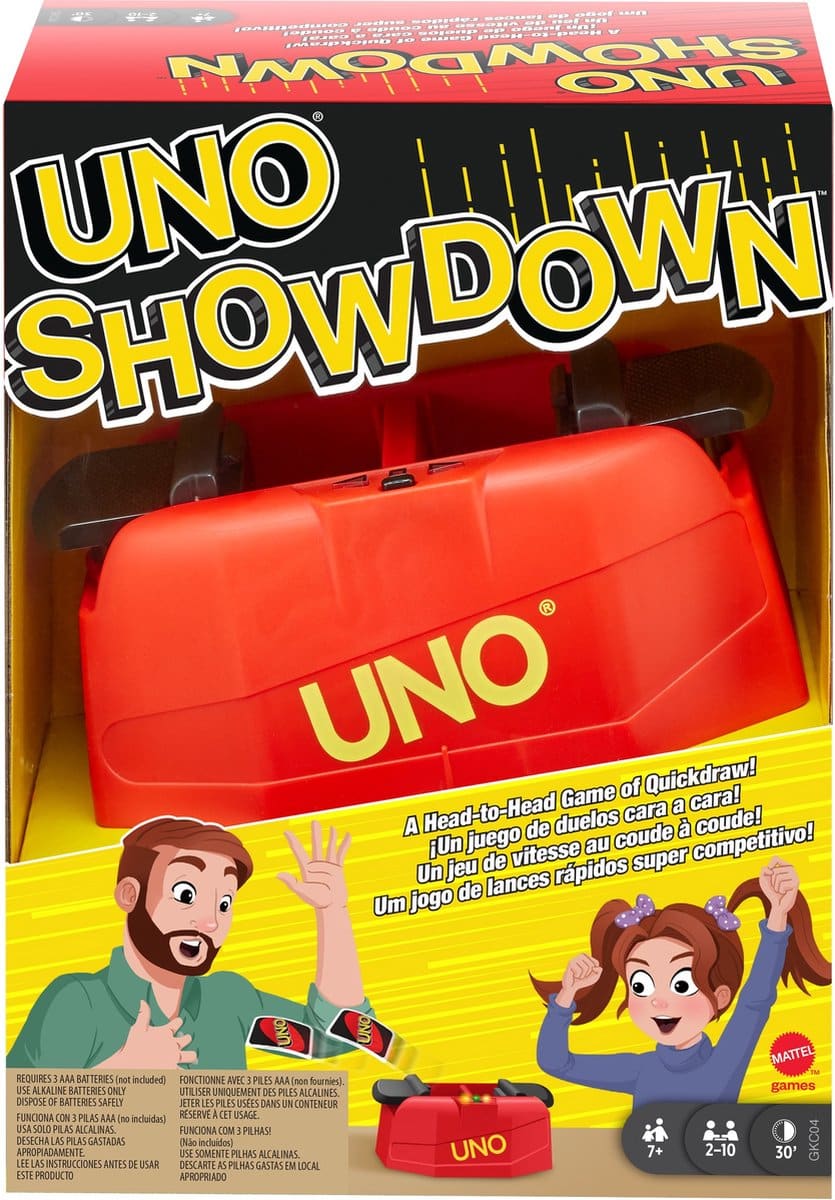 Boosterbox Mattel - Jeu de carte Showdown Uno