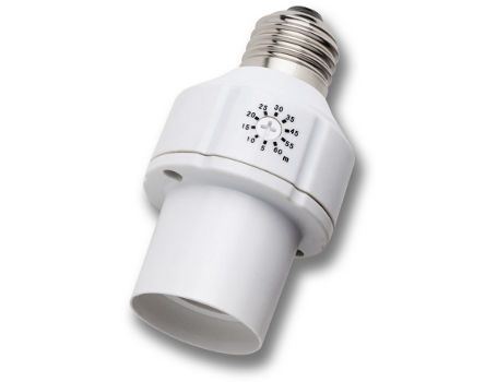 Raccord de lampe Ecosavers avec un interrupteur de temps