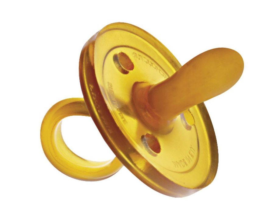 Goldi sauger tétine caoutchouc naturel ovale - taille l - 6+m