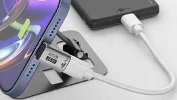 Adaptateur USB-C Enzo Goobay | mâle femelle | verticale | longue | Adaptateur 90 degrés - 9550434