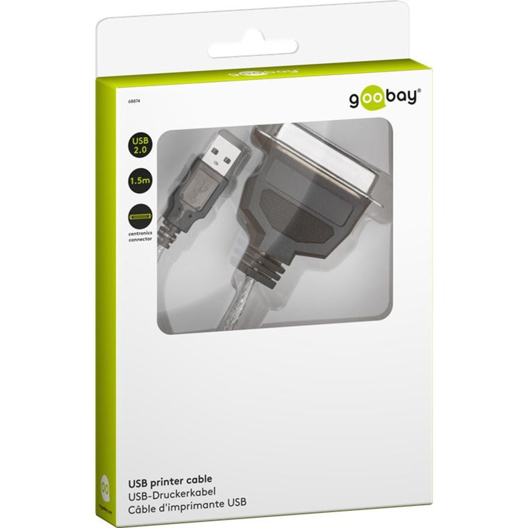 GOOBAY USB> Câble d'imprimante parallèle