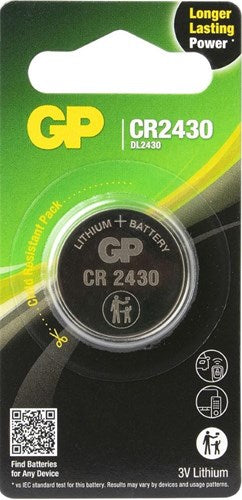 GP - CR2430 Lithium Bouton Cell 3V 1PK