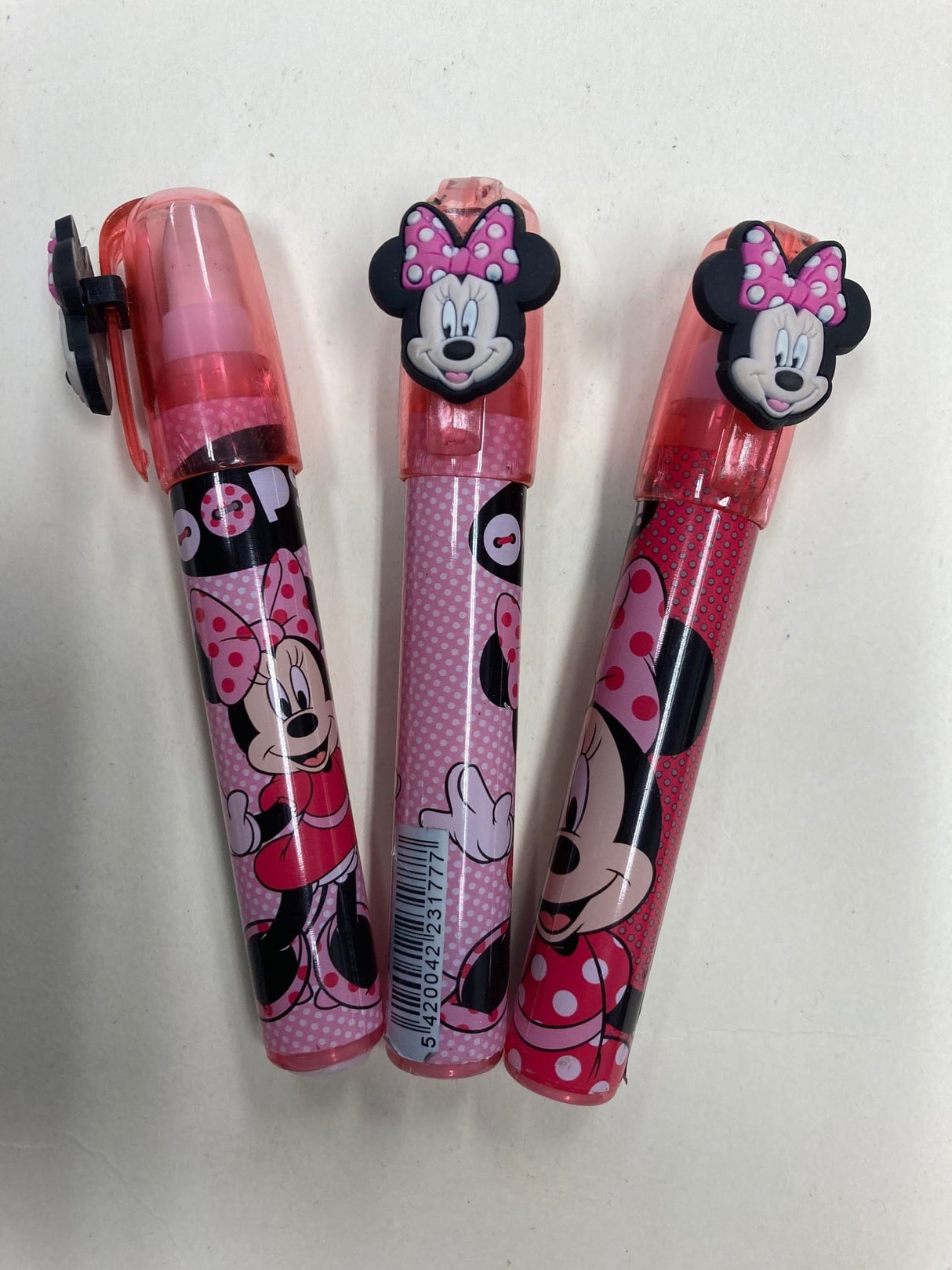 Gommes Van der Doelen Minnie Mouse en forme de crayon