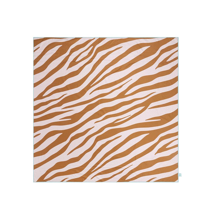 Rayures vibrantes | serviette microfibre orange 180 x 180 cm