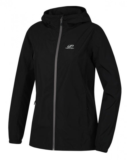 Hannah Outdoorjas sèche les dames Polyester Pu Black Mt 40