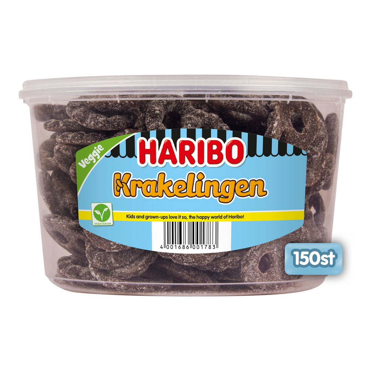 Bretzels à la réglisse Haribo - bonbons - silo 150 pièces