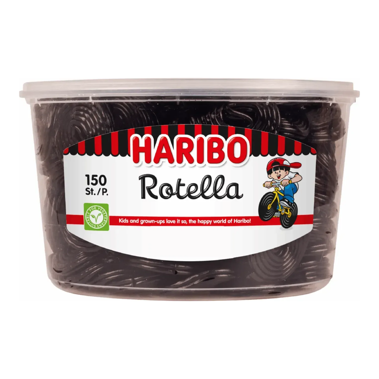 Haribo rotella - réglisse - silo 150 pièces