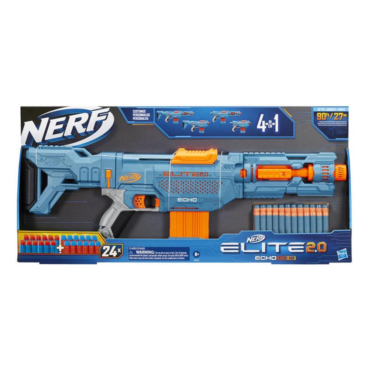 Nerf hasbro élite 2.0 écho cs 10
