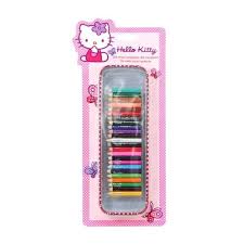 Van der Doelen Hello Kitty mini couleurs dans une boîte en fer blanc