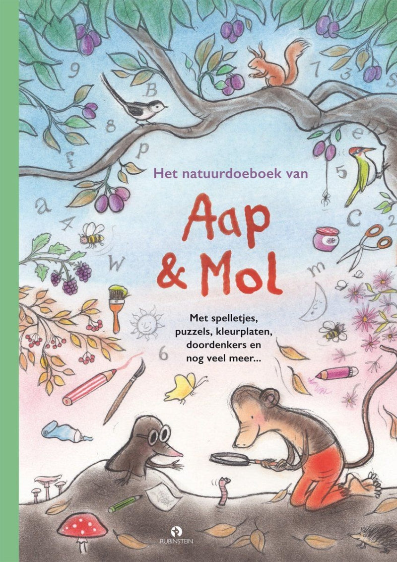 Rubinstein le livre d'activités nature du singe taupe
