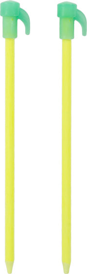 Highlander Tente Hair Fluorescent 20 cm Plastique 6 pièces jaunes