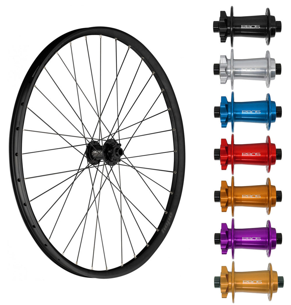 Hope fortus 30 pro 5 disc 6-bolt 29 boost front wheel | silver