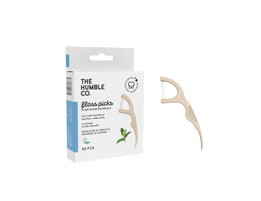La humble co. cure-dents + fil dentaire - menthe