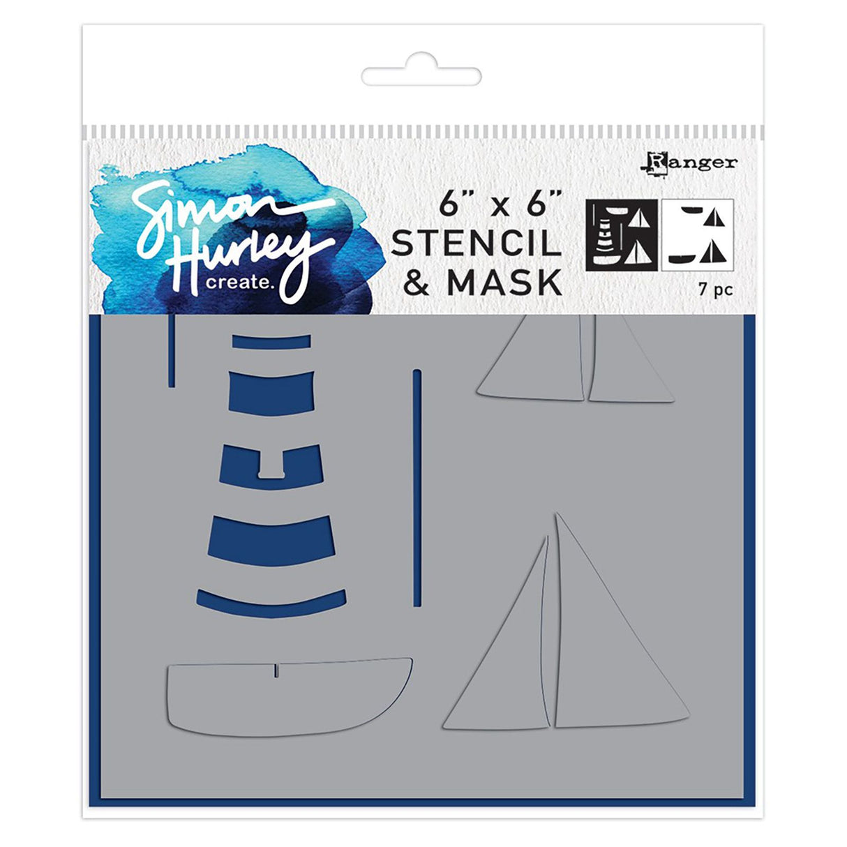 Ranger Ink Ranger • Simon Hurley crée. superposition de pochoirs masque voile lisse