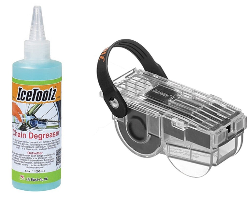 Nettoyer de chaîne avec dégraisseur (120 ml) Icetoolz 240c212 (ensemble)