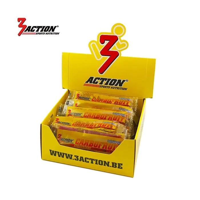 3action carbofruit fraise 37,5 grammes - boîte présentoir 25 pièces - 1202030001