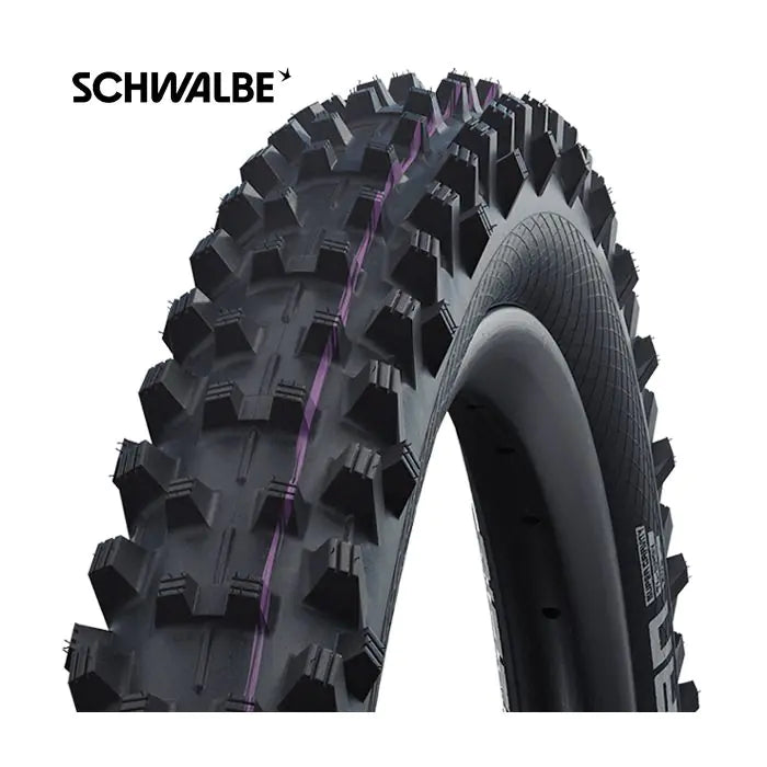 Schwalbe dirty dan-tle - addix ultra soft - super downhill - 29x2,35 - noir