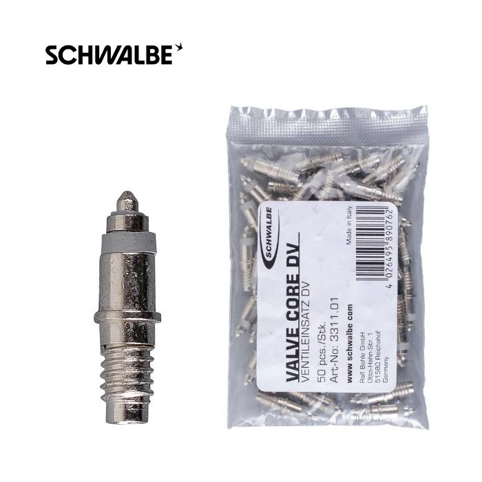 Schwalbe insert de valve valve hollandaise (sachet 50 pièces) 3311.01
