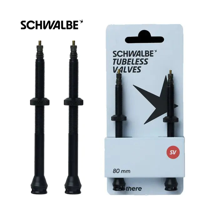 Jeu de valves Schwalbe tubeless 80mm