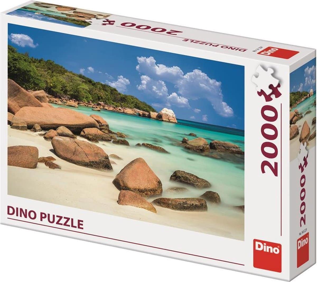 Puzzle dinosaure Dinotoys - île de Praslin seychelles - 2000 pièces