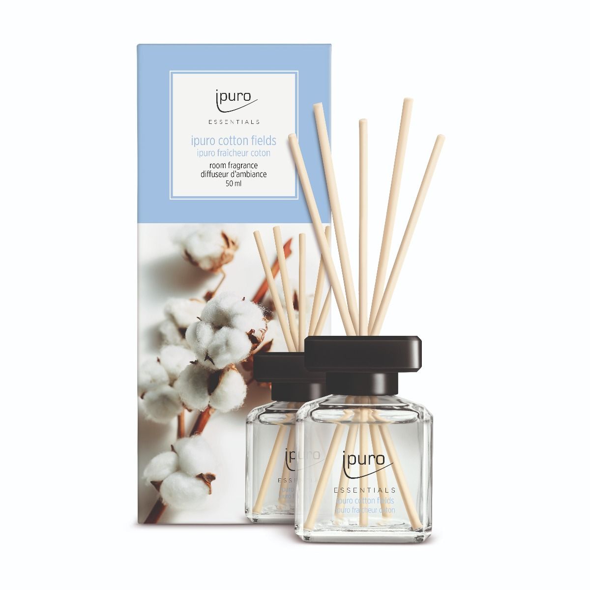 Champs de coton diffuseur de parfum Ipuro 50 ml