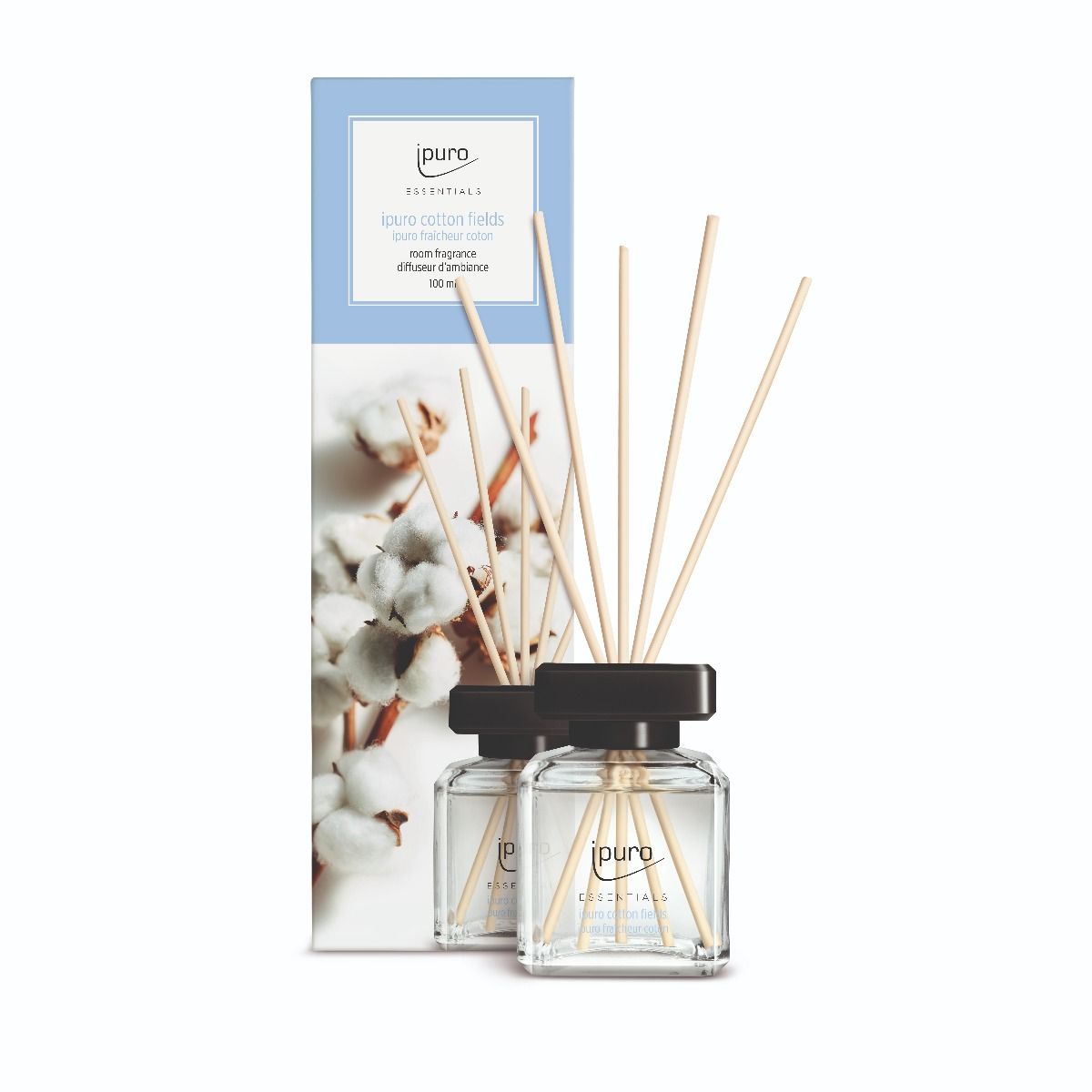 Champs de coton diffuseur de parfum Ipuro 100 ml