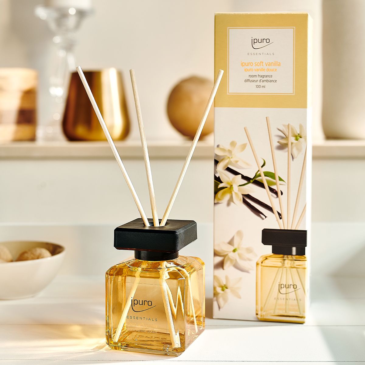 Ipuro diffuseur de parfum vanille douce 100 ml