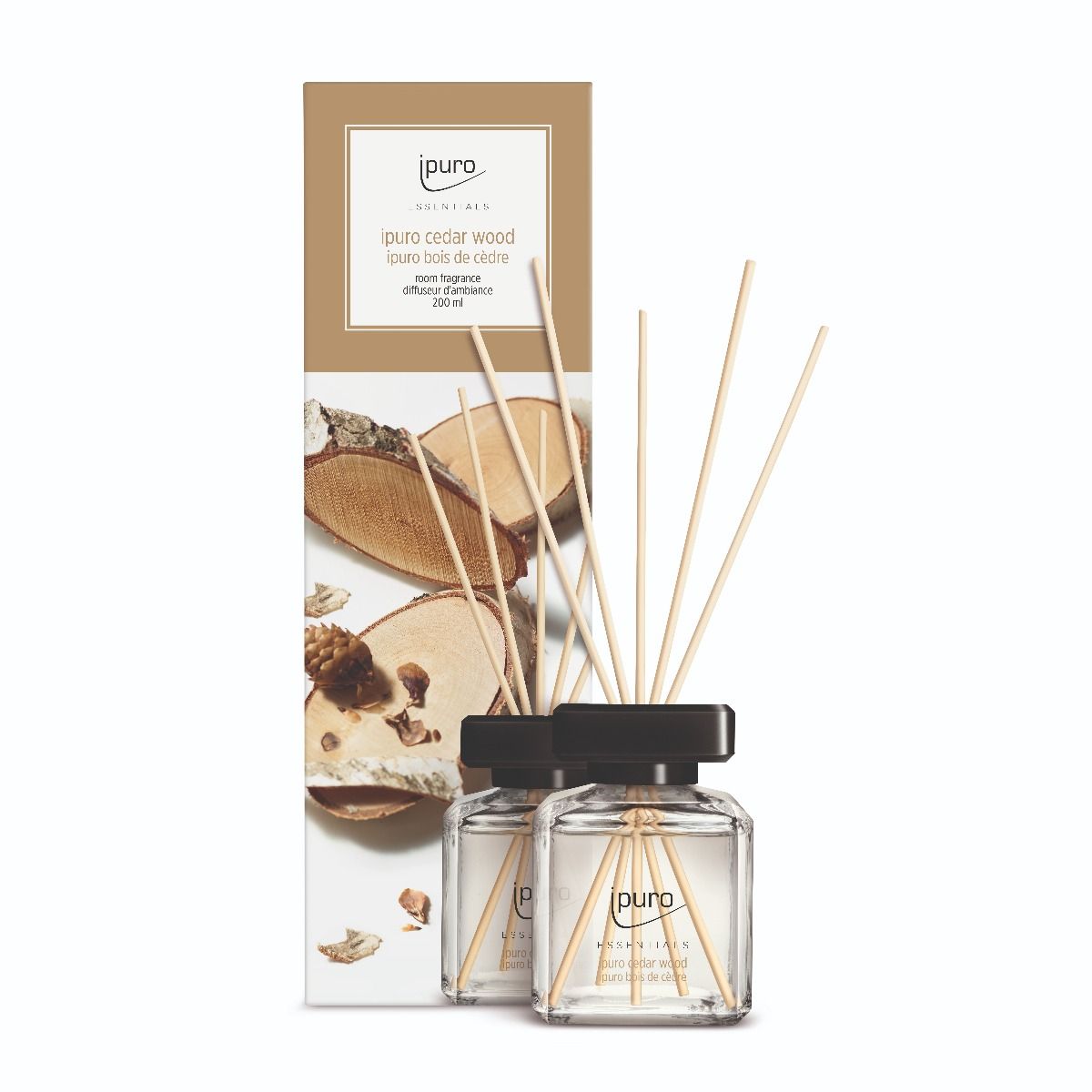 Diffuseur de parfum Ipuro bois de cèdre 200 ml