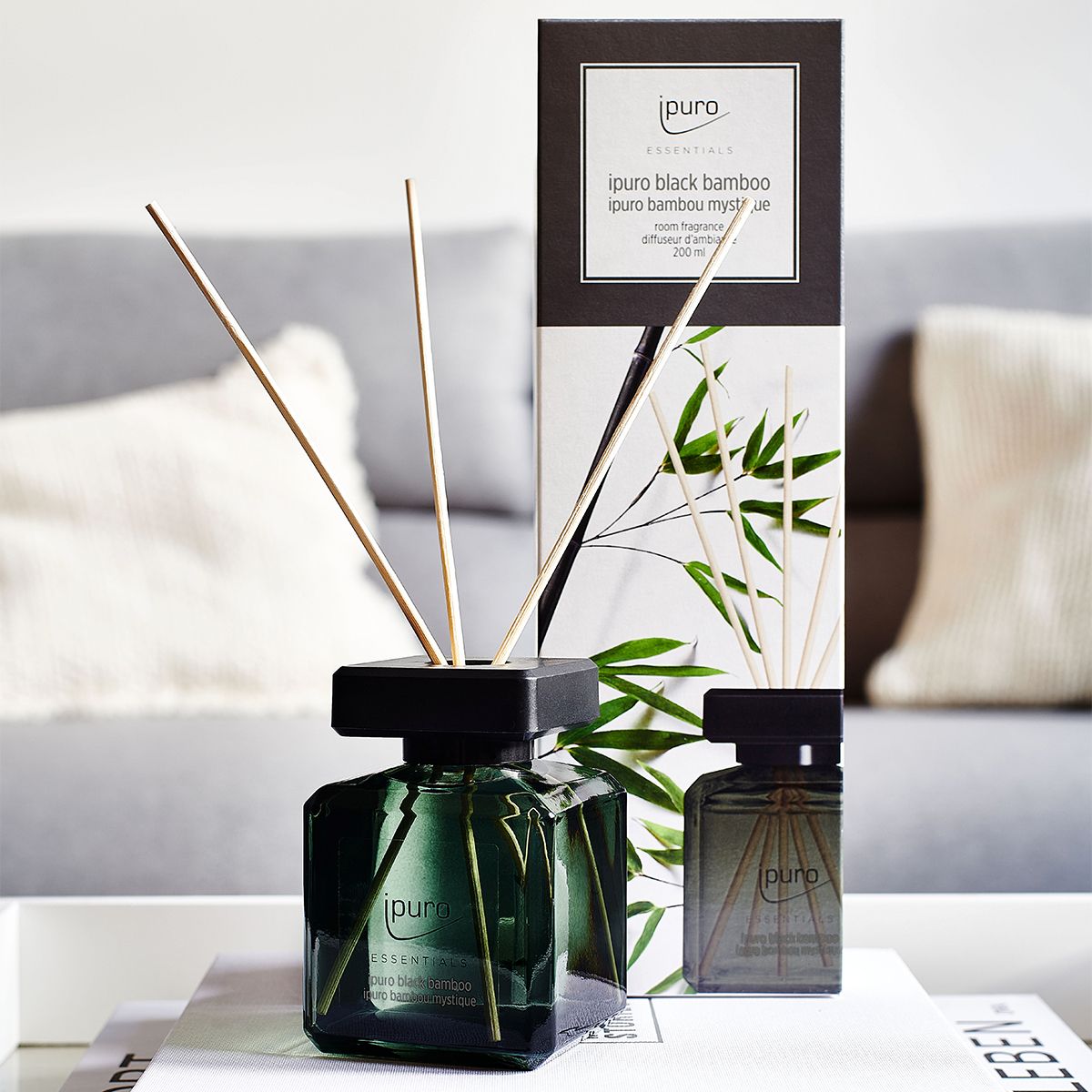 Diffuseur de parfum Ipuro bambou noir 200 ml