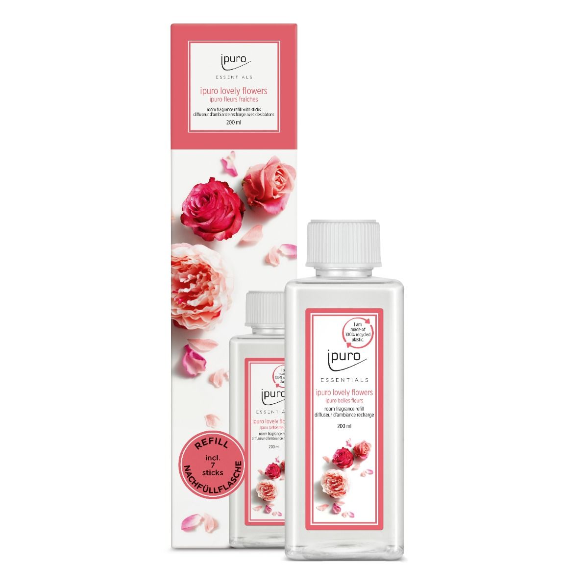 Recharge diffuseur de parfum Ipuro jolies fleurs 200ml