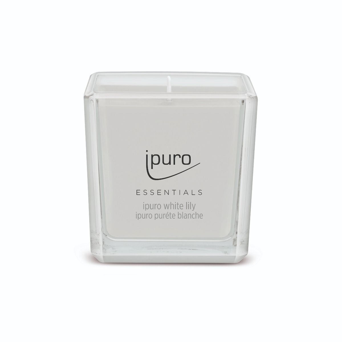 Bougie parfumée Ipuro lys blanc 125gr.