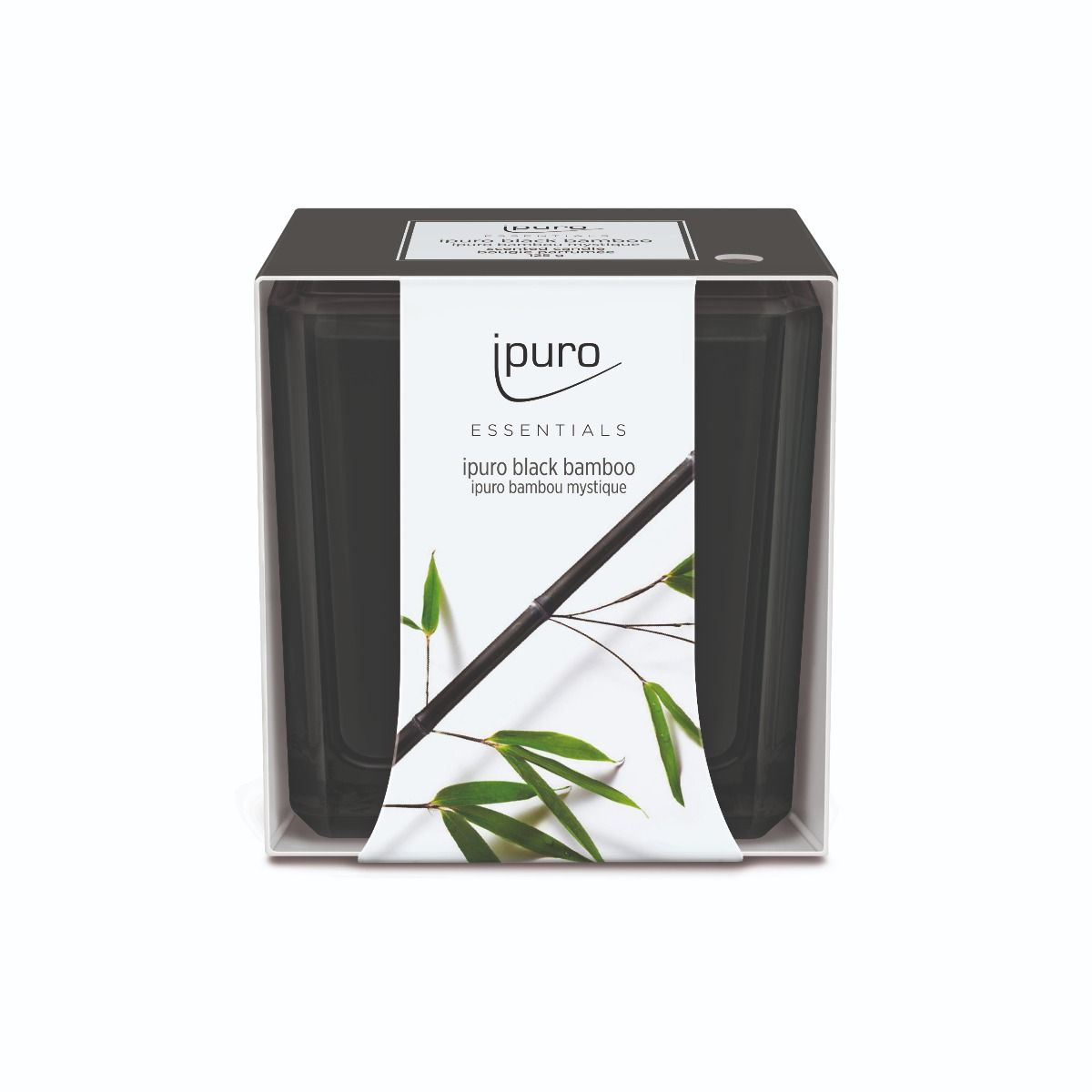Bougie parfumée Ipuro bambou noir 125gr.