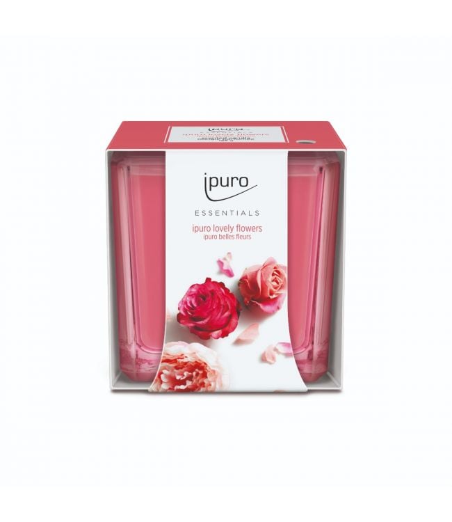 Bougie parfumée Ipuro jolies fleurs 125gr.