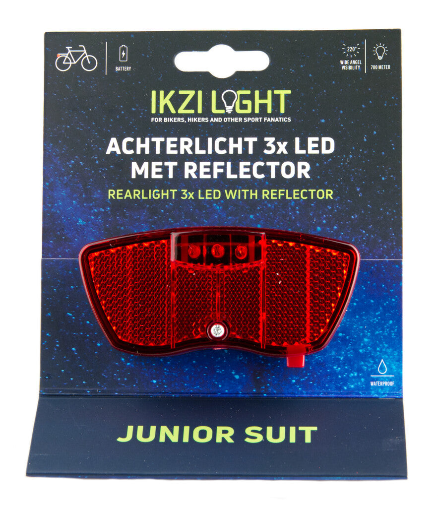 Ikzi clair arrière de lumière arrière junior 3xled