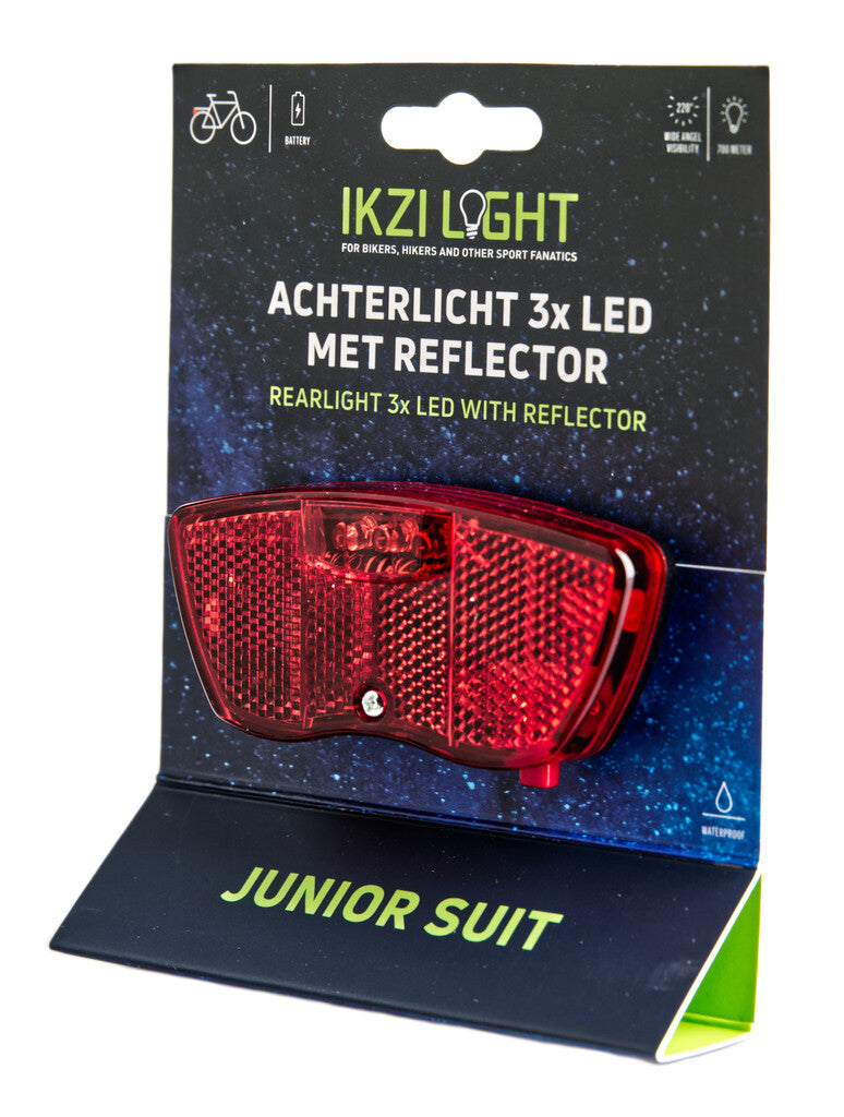 Ikzi clair arrière de lumière arrière junior 3xled