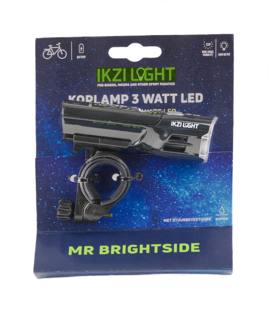 Les phares Ikzi Light Alu ont mené M. Brightside Hi-Tech Batt.