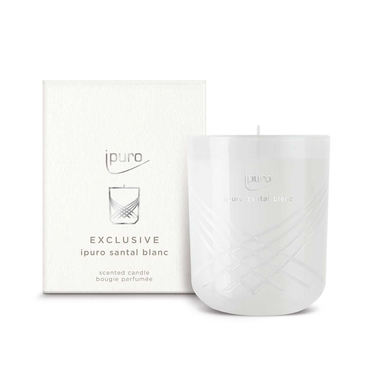 Bougie parfumée Ipuro Santal Blanc 270gr